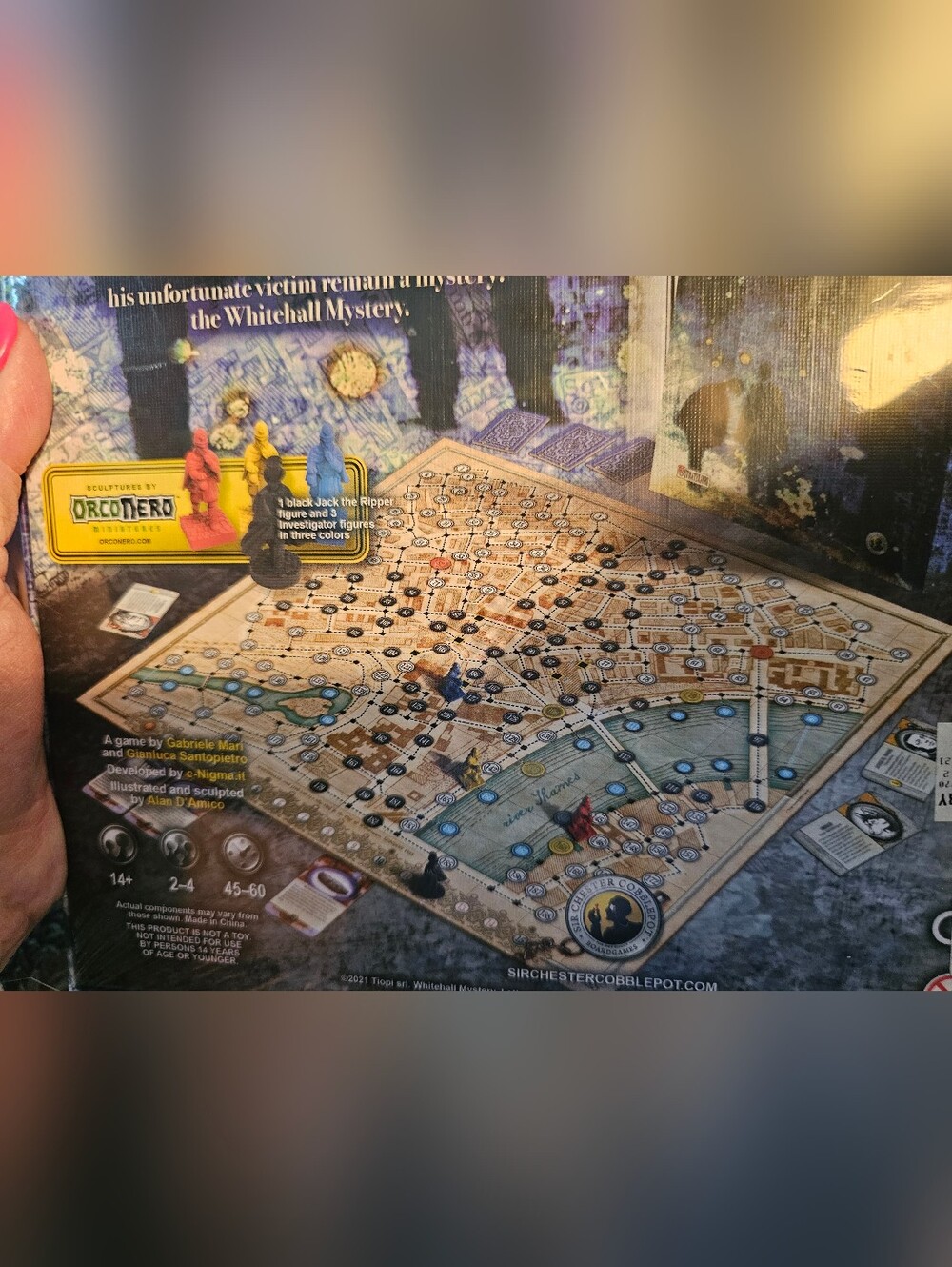 Whitehall Mystery Family Board Game - Blue and Black - Picture 6 of 6